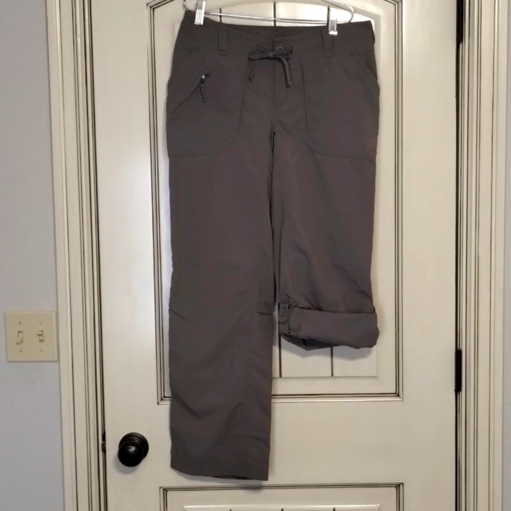 The North face Tempest Gray Roll-Up Pant Size 6 - Picture 2 of 8